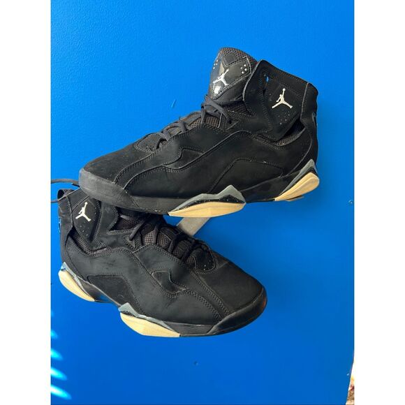 Air Jordan True Flight Shoes Mens Size 11 Nike Retro Black Sneakers 342964-010 - Picture 1 of 8